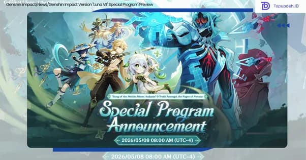 Genshin Impact Version Luna VII Special Program: Bocoran Konten dan Kapan Tayang 2026