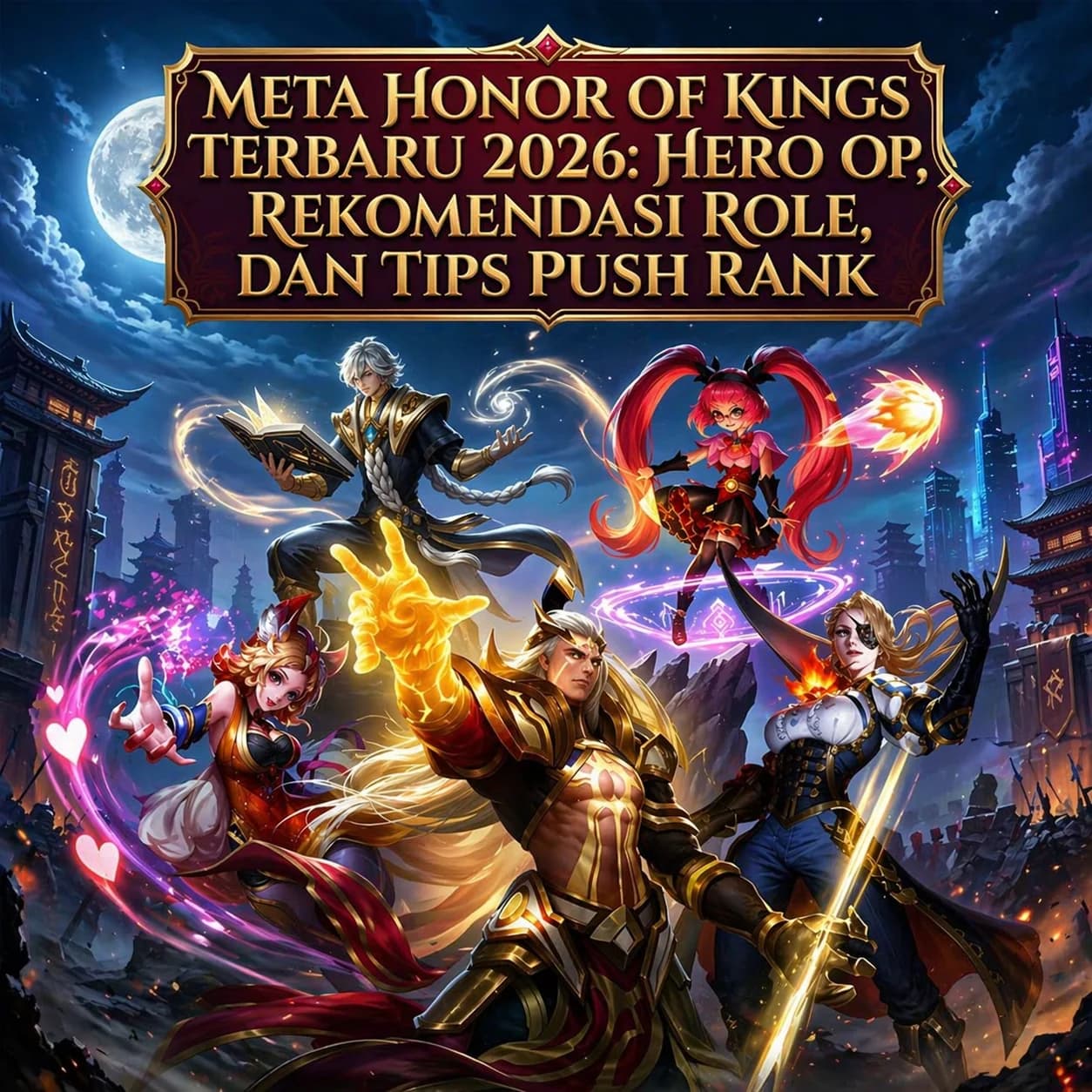 Meta Honor of Kings Terbaru 2026: Hero OP, Rekomendasi Role, dan Tips Push Rank